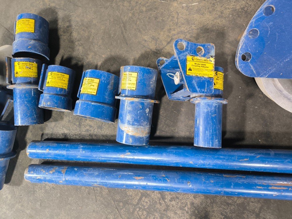 Current Tools Cable Puller System Carriage Reel Stand Coupling Accessories Blue