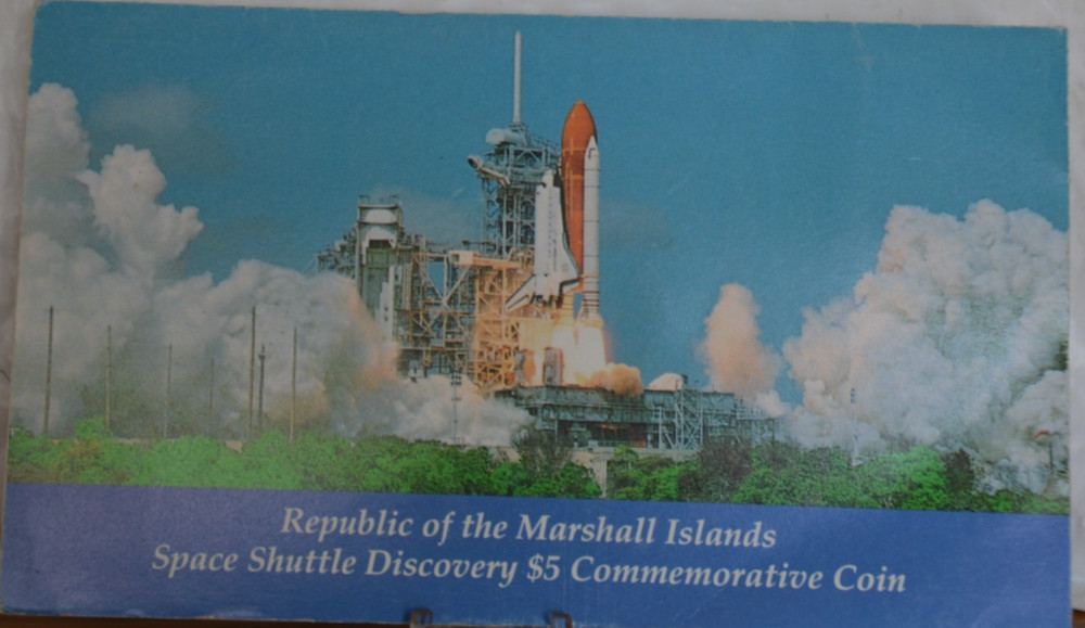 1988 SPACE SHUTTLE DISCOVERY $5 Commemorative Coin Space Shuttle