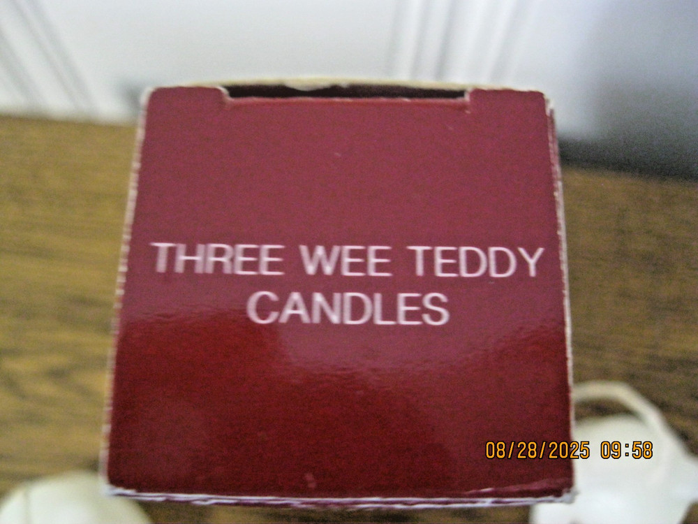 Small Bear Candles by Avon