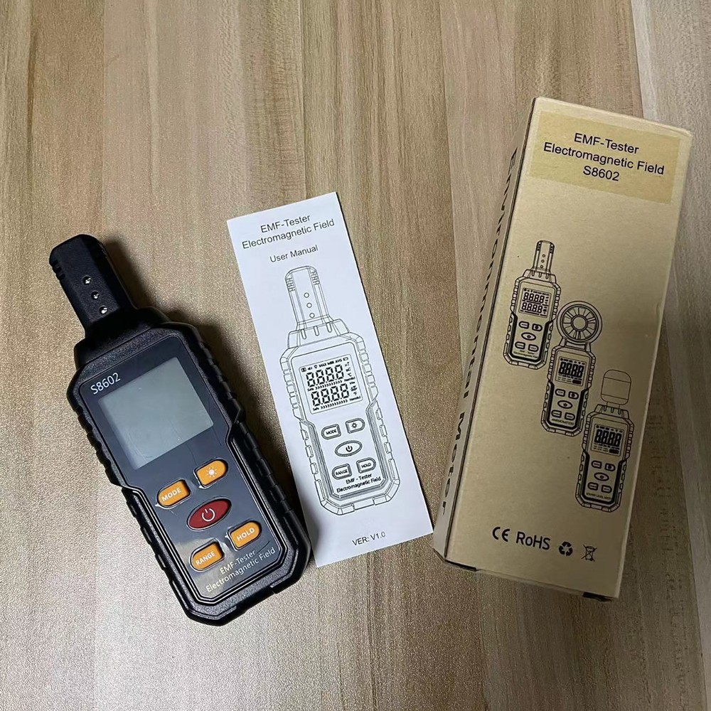 3in1 LCD Radiation Detector Dosimeter EMF Electromagnetic Tester