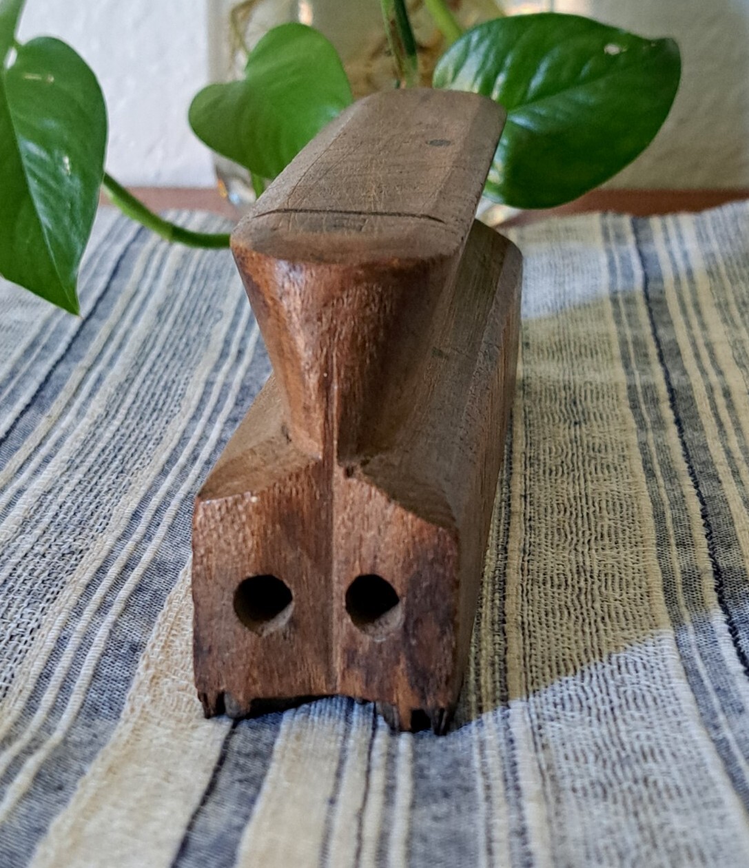 Antique Wood Stamp Printing Block Textile Wall Decorative Art Floral