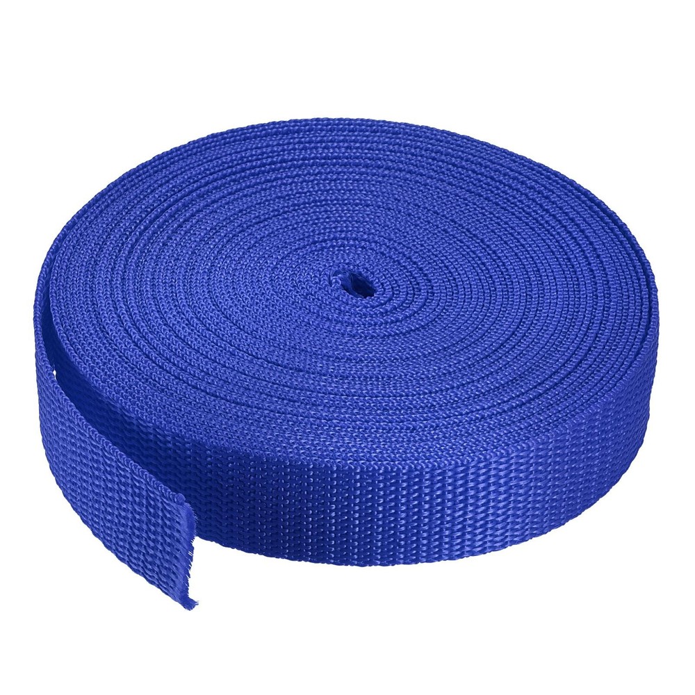 Lightweight Polypropylene Webbing Strap 1" 10 Yards Navy Blue Strapping