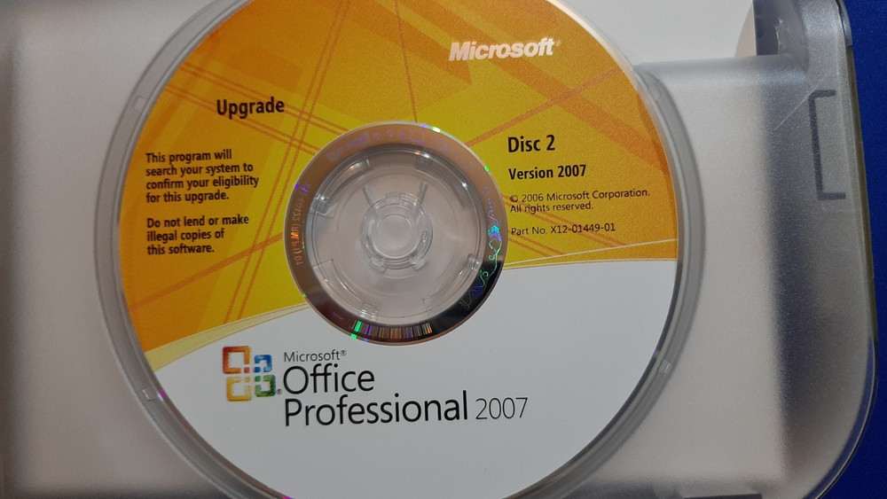Microsoft Office Professional 2007 Upgrade