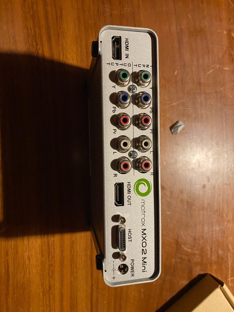 Matrox MXO2 Mini. Basically new with card, cables and universal adapters