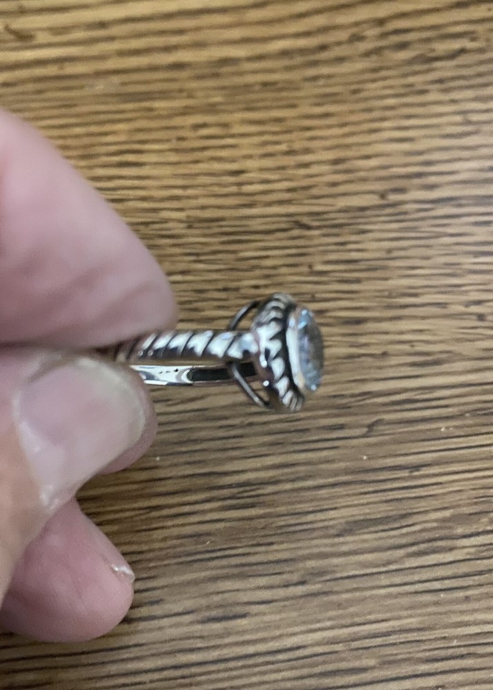 Blue Topaz Ring Sterling