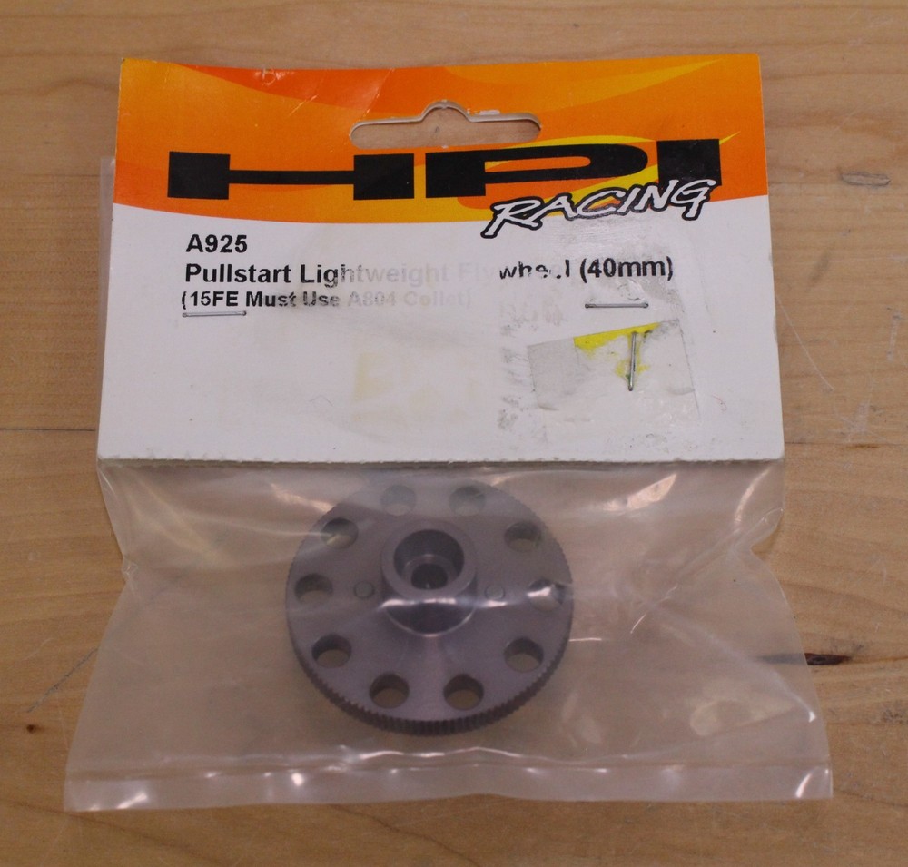 HPI A925 40mm Pullstart Lightweight Flywheel NitroRS4 NEW
