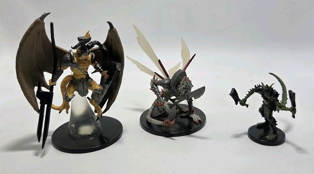 Lot 3 D&D Mini Baldur's Gate Legion Bone Devil, Horned Devil, Barbed Devil 2019