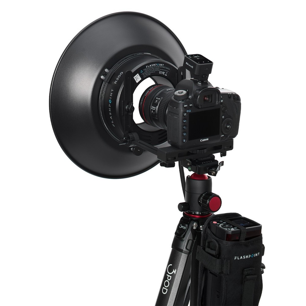 Flashpoint Reflector for R200 Ring Flash (Silver Interior), Godox RFT-25S