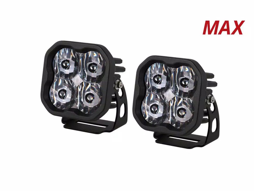 Diode Dynamics 3" White Pro LED Pod one Driving with Amber Backlight