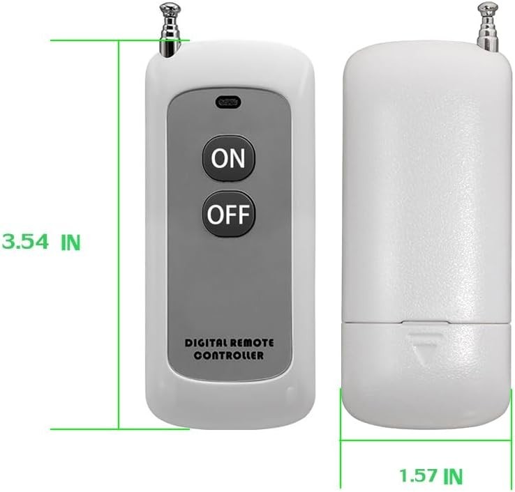 Long Range Wireless Light Switch Kitac110v/120v Rf Remote Control Switch With 40