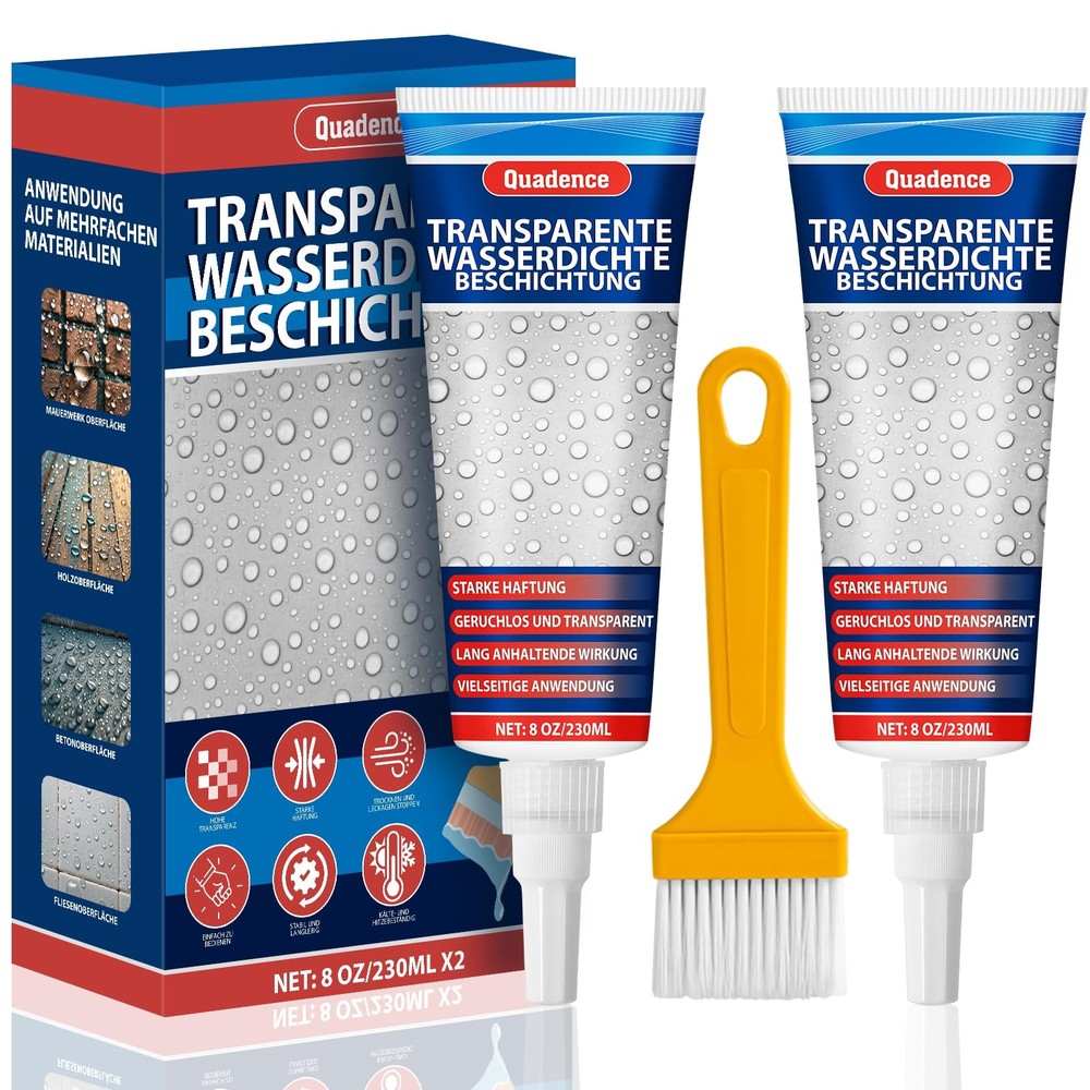 Polyurethane Waterproof Coating, Quadence Invisible Transparent