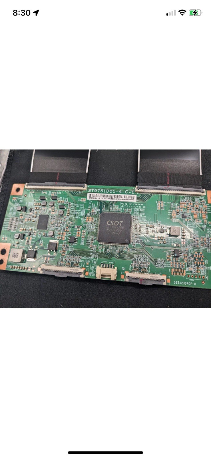 TCL 98" TV 98S550G Repair Kit Boards TCL ST9751D01-6, 30805-000388, 30800-001095