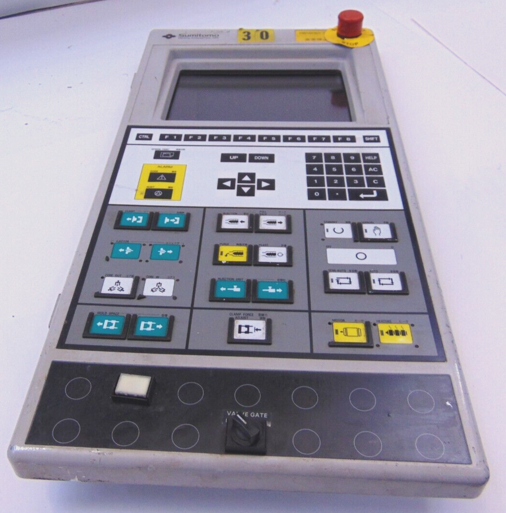 SUMITOMO OPERATOR PANEL MODEL SD/30 OP FOR A INJECTION MOLDING MOLDING MACHINE