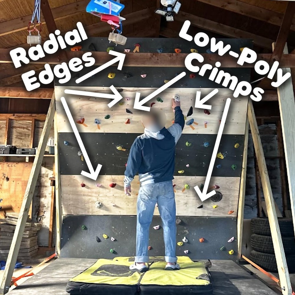 Waffle Rock Climbing Hold