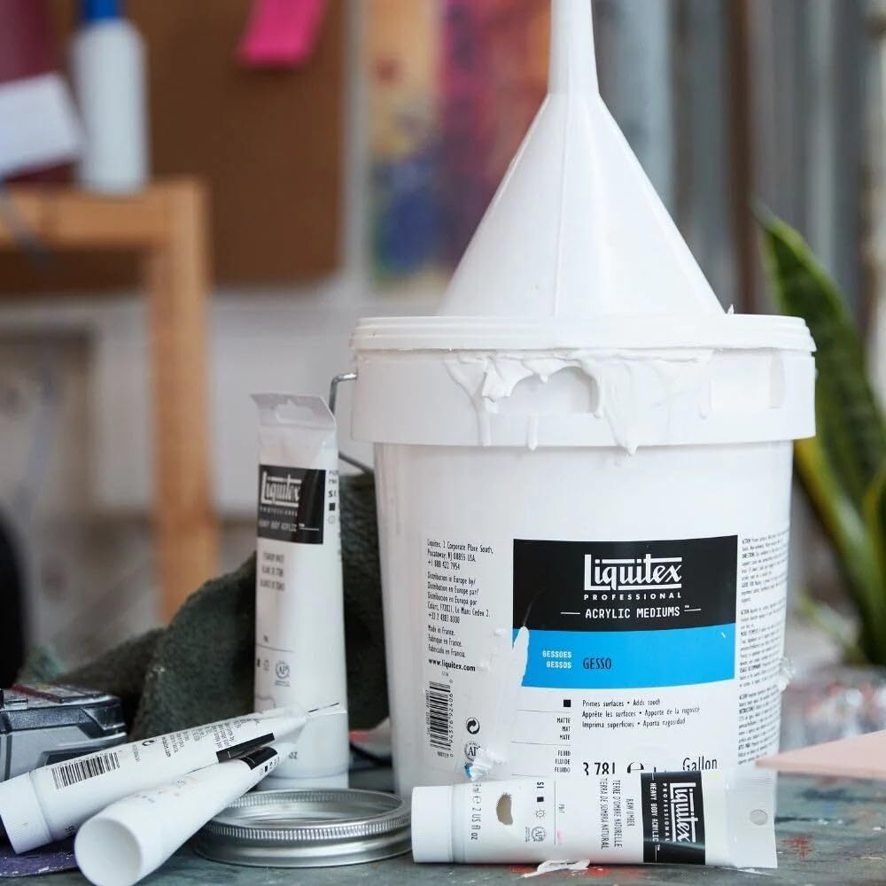 Professional Gesso Surface Prep Medium 473ml 16-oz White