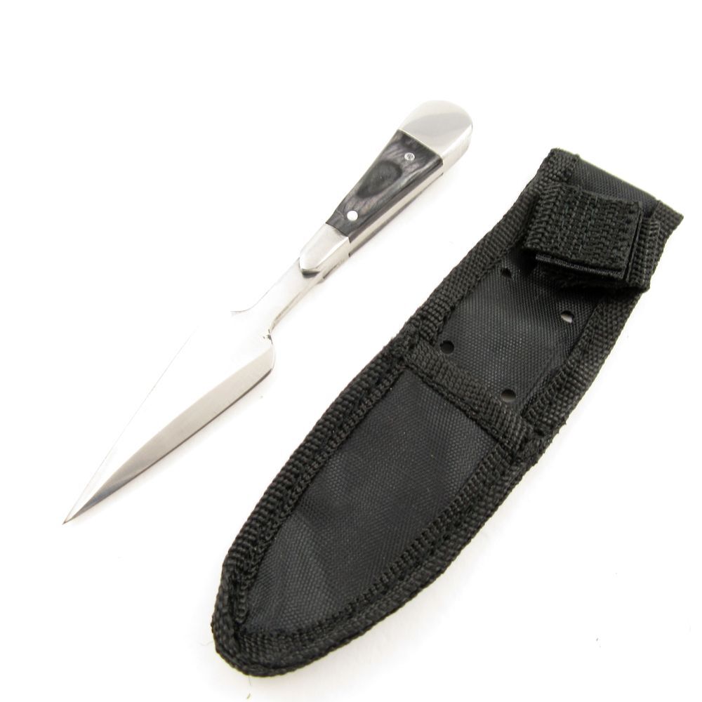 FIXED-BLADE DAGGER | Mini Silver Blade Full Tang Tactical Bosom Boot Knife