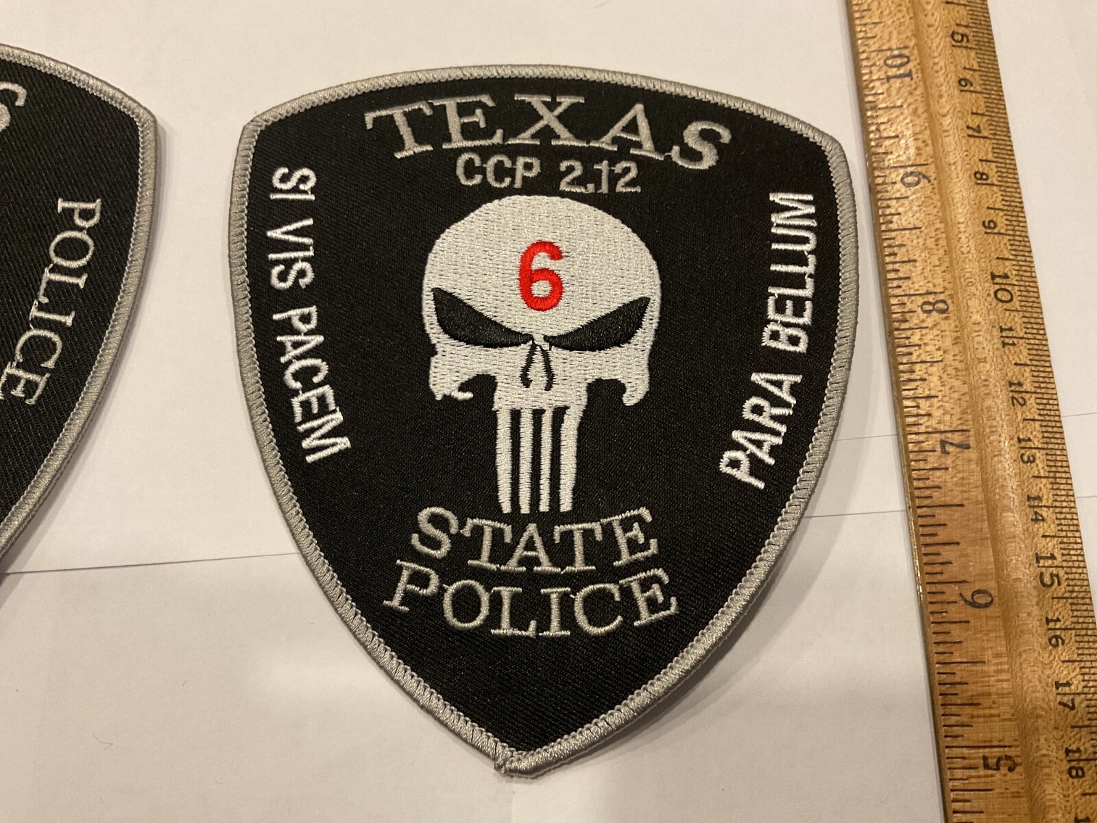Texas State Police full size collectible patch set 5 new full size patches