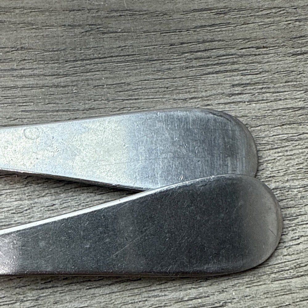 Military U.S. WALLCO Stainless Mess Spoon Serving / Tablespoon Quantity 2