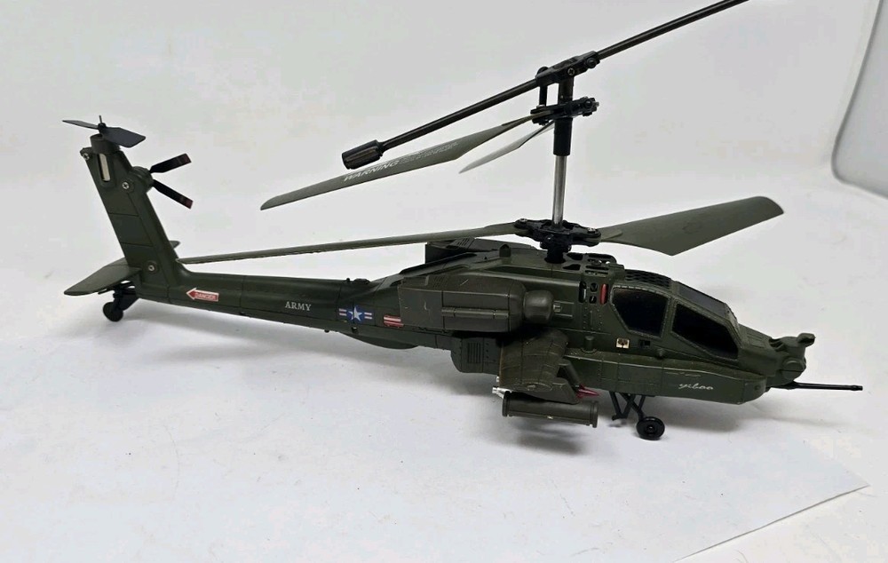 Yiboo Apache UJ415 Gyro 3.5 Channel Remote Control Helicopter