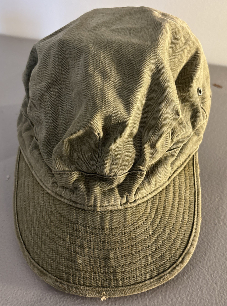 ORIGINAL POST WWII US ARMY COMBAT FIELD UTILITY FIELD CAP-SIZE UNK NO TAG