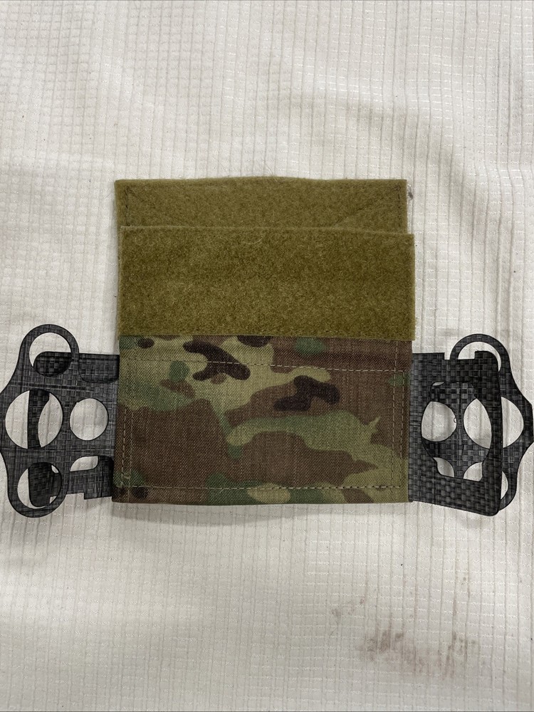 MOLLE Chest Rig MultiCam with Cut Out Designs & Hook and Loop Panels