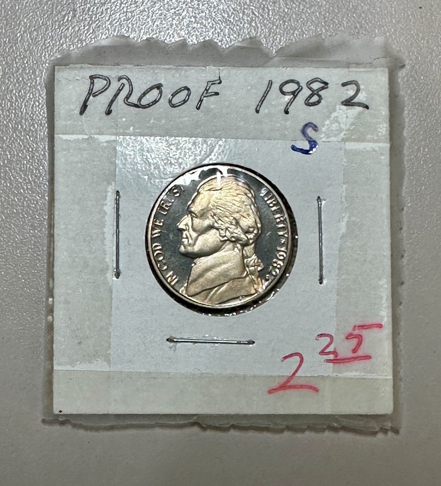 ~~ 1982-S Jefferson Nickel - GEM PROOF ~~