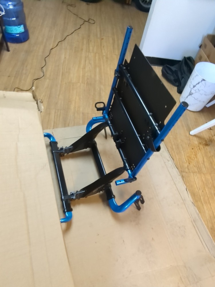 Quickie Access Manual Wheelchair Frame Blue