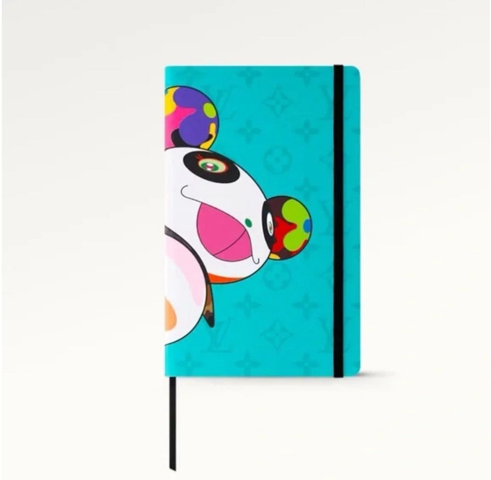 🐼 Authentic RARE Louis Vuitton Panda Murakami Lined Notebook With Original Box