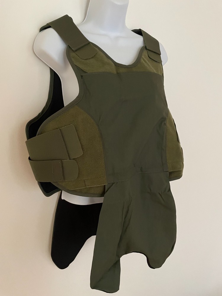 SECOND CHANCE Female Concealable Armor Carrier Spa2 Medium SHORT Olive Green