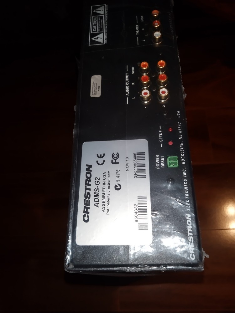 NEW Sealed Crestron ADMS G2 Advanced Digital Media System Complete W Remote Cabl