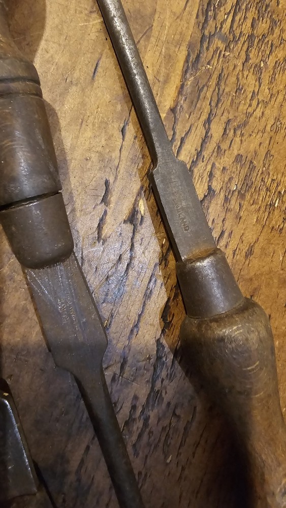 Four Vintage Screwdrivers for Restoration.