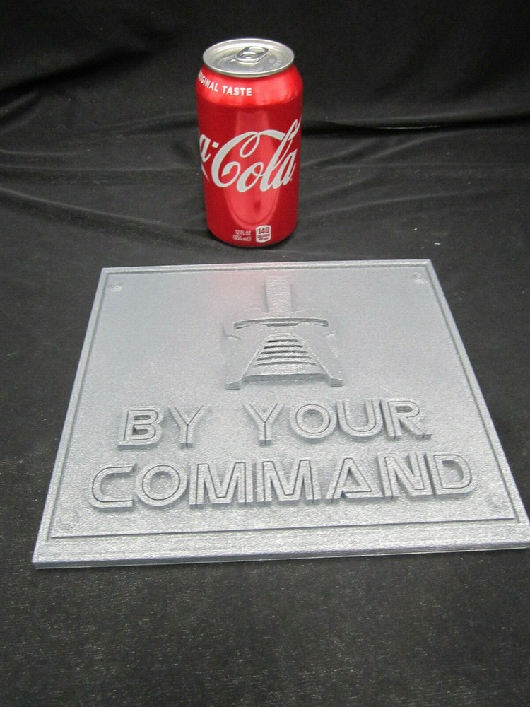 Battlestar Galactica Wall Plaque By Your Command - 3d Wall Art Two Tone