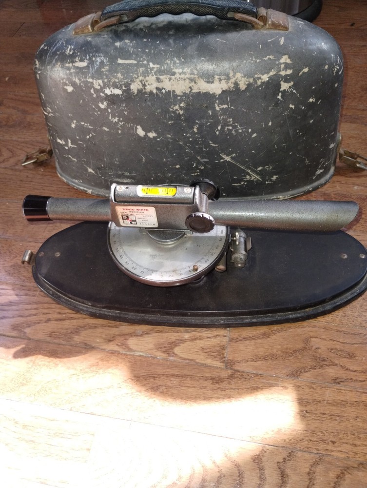 David White Meridian,Model 8090,Level Transit with Case