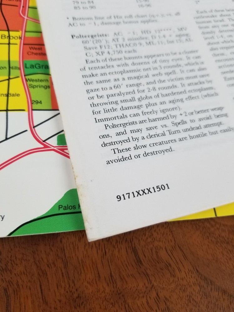 D&D Dungeons & Dragons IM1 The Immortal Storm Module Complete 9171 TSR