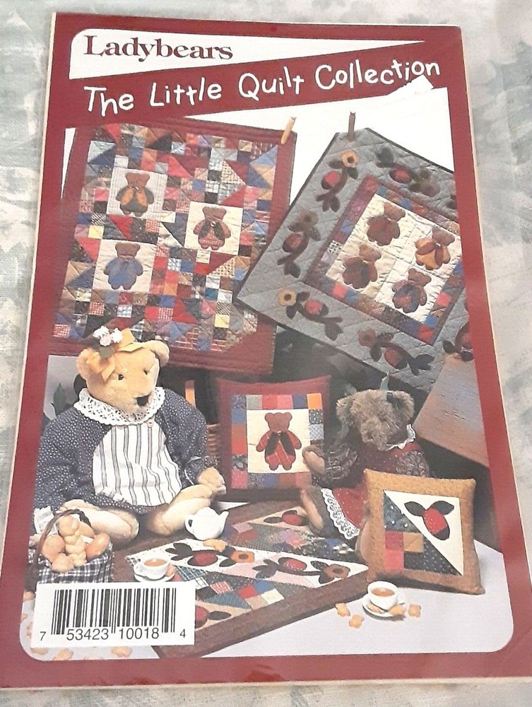 New quilt pattern Ladybears little quilt collection sewing pattern