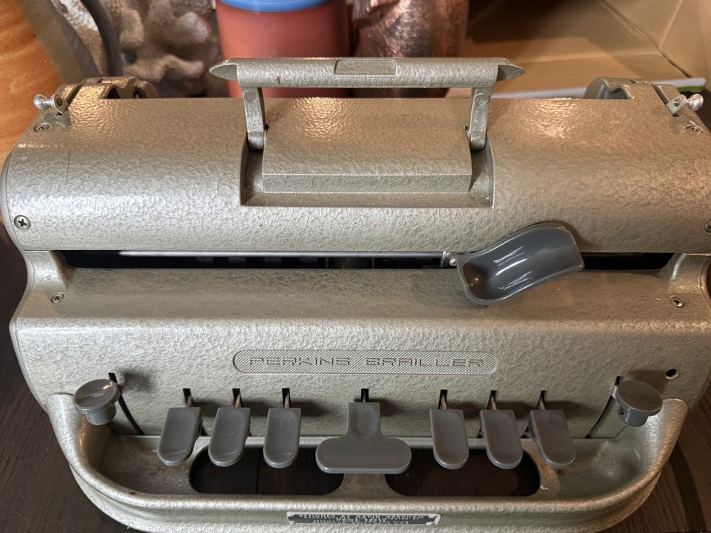 Perkins Braille Typewriter Model E David Abraham Limited Testing Rare