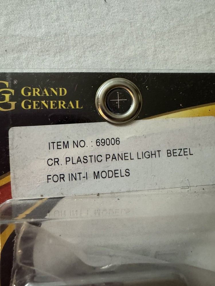 Grand General 69006 CR Plastic Panel Light Bezel For INT-l Models Silver