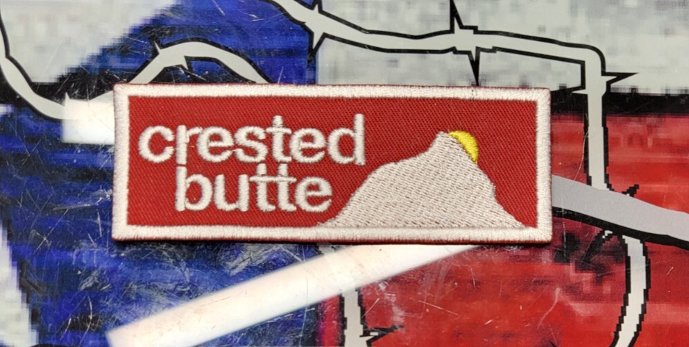 EMBROIDERED CRESTED BUTTE PATCH (Please Read Ad)