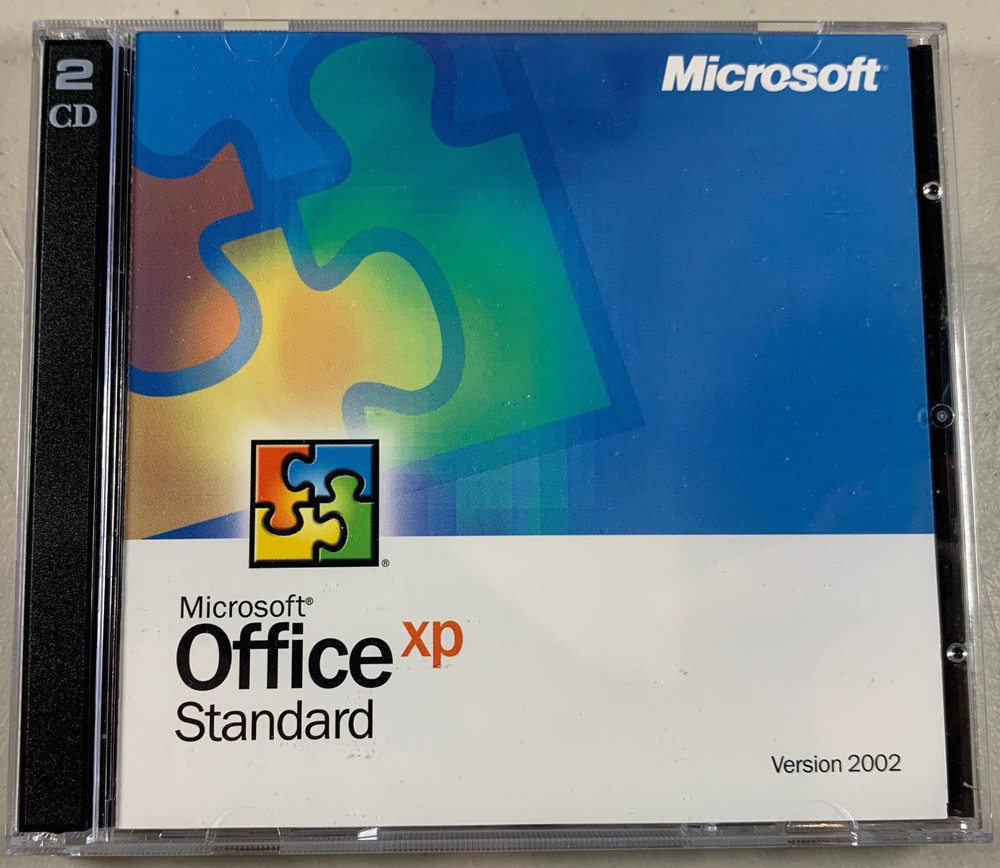 Microsoft Office 2002 XP Standard Upgrade w/ CD & Product Key Guide Word Excel
