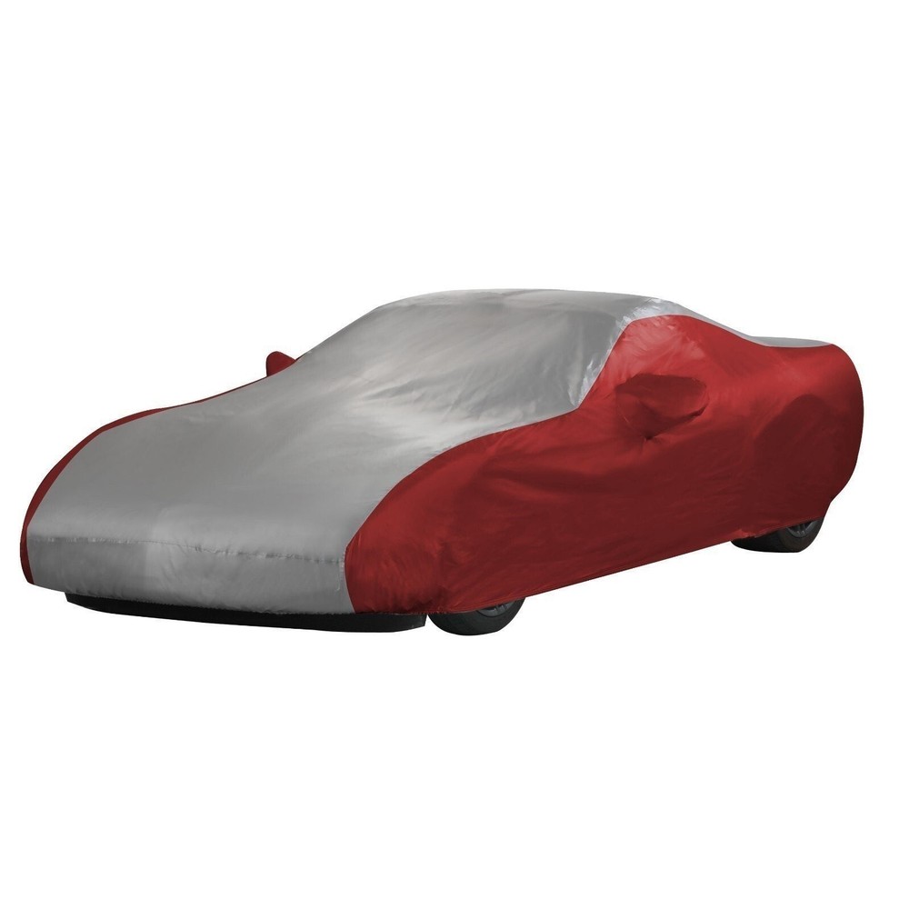 Red Silver Car Cover for 1997-2004 Corvette Intro-Tech