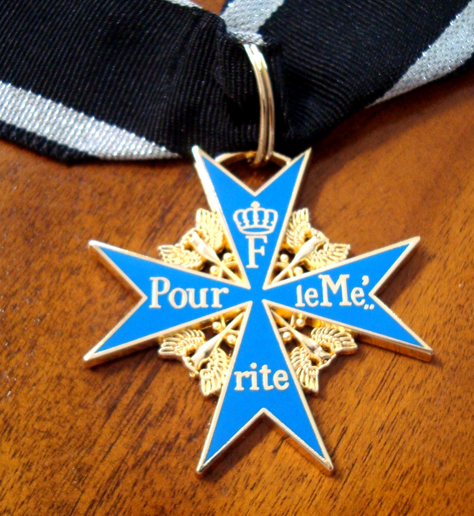 GERMAN POUR LE MERITE "BLUE MAX!!!" SET: ALL 3 LEVELS WITH RIBBONS