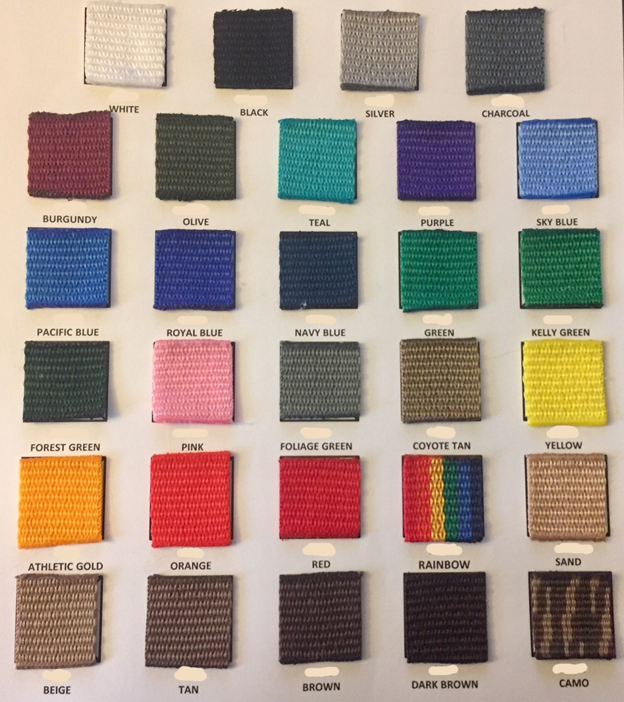 3/4 Inch Polypropylene Webbing Heavy Weight  3/4" Strap