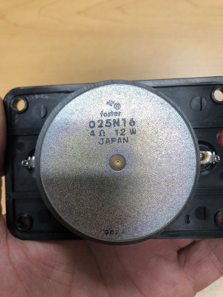 Foster Tweeter from a Quadraflex Reference 204L Speaker O25N16 Tested Working