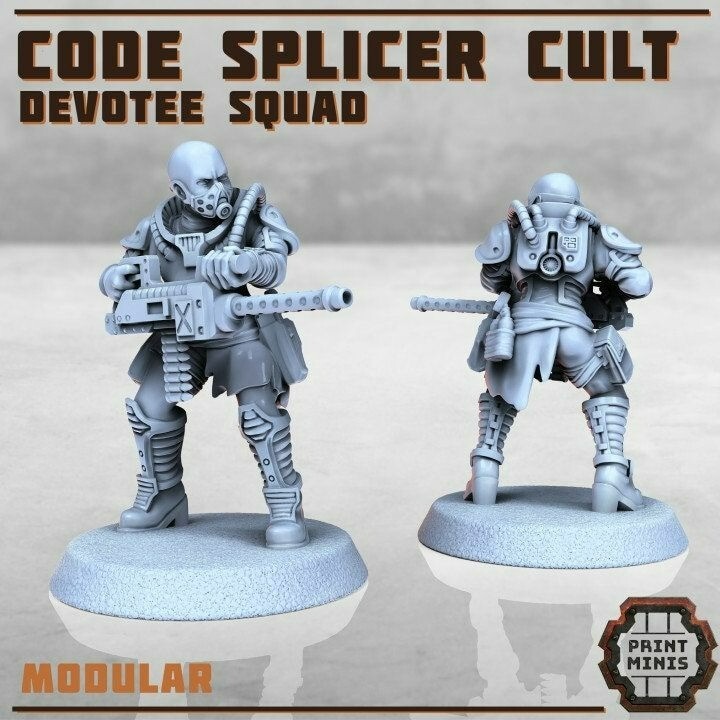 Devotee Squad Code Splicer Cult Religious Intergalactic Super Soldiers Marines S