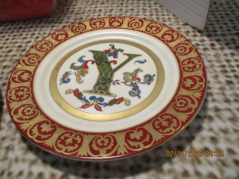 Home Interiors JOY Christmas Plates