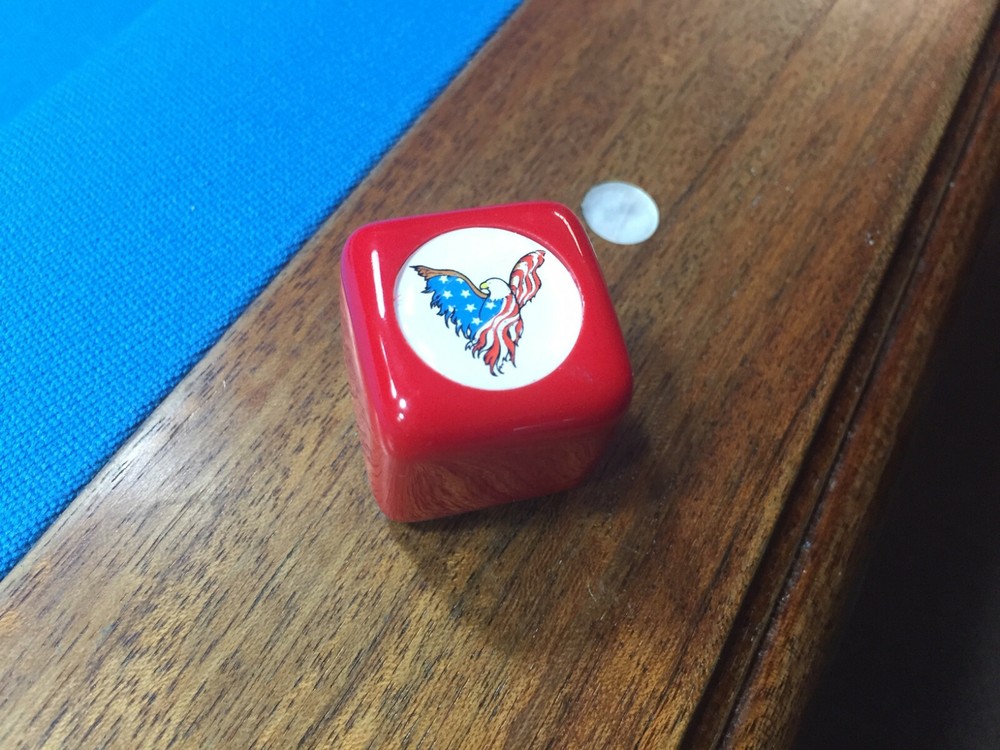 USA Eagle Billiard Pool Cue Tip Chalk Holder Table Chalker