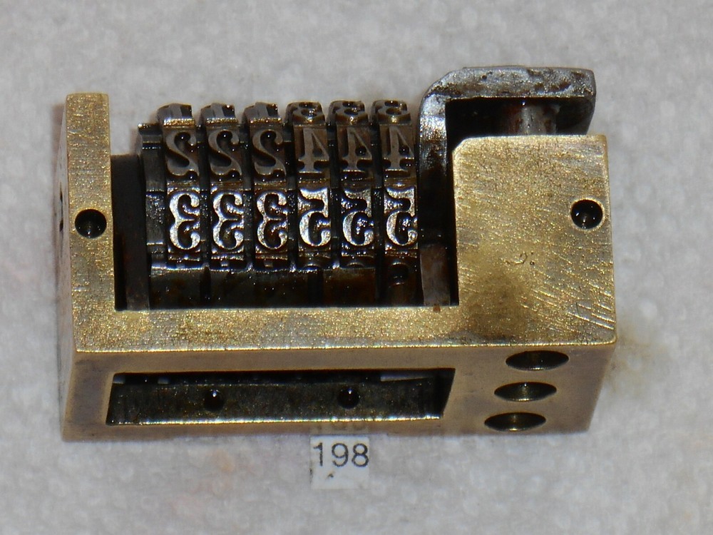Letterpress Numbering machine | (Roberts #28) |198