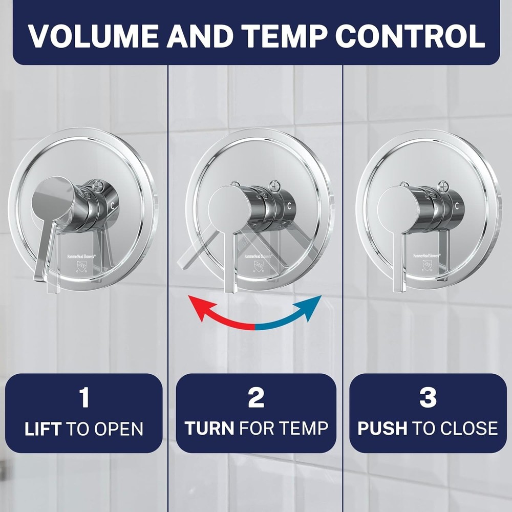 Intuitive Temperature Control Trim Kit, Chrome