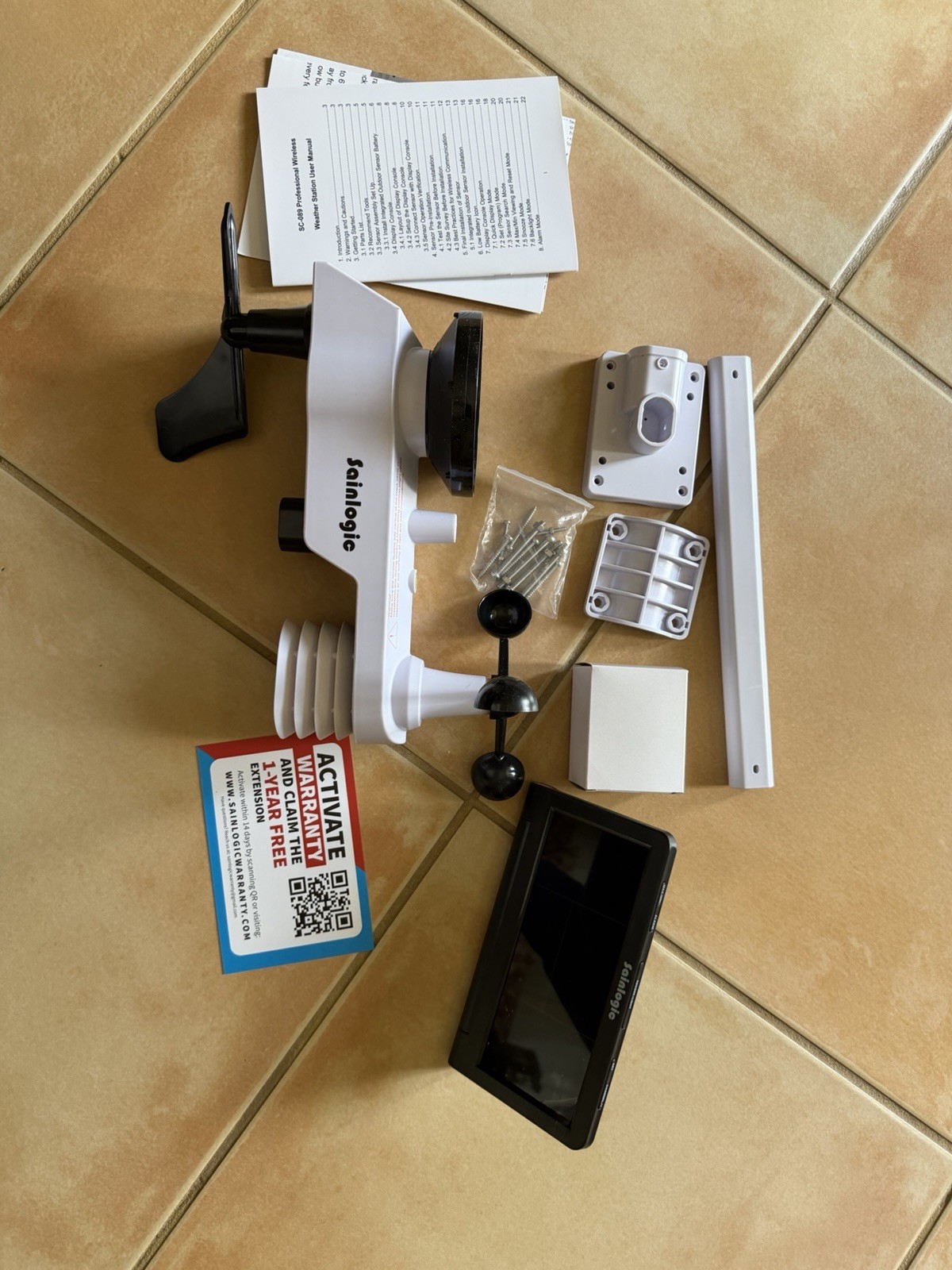 Sainlogic SC089 Wireless Weather Station New Open Box