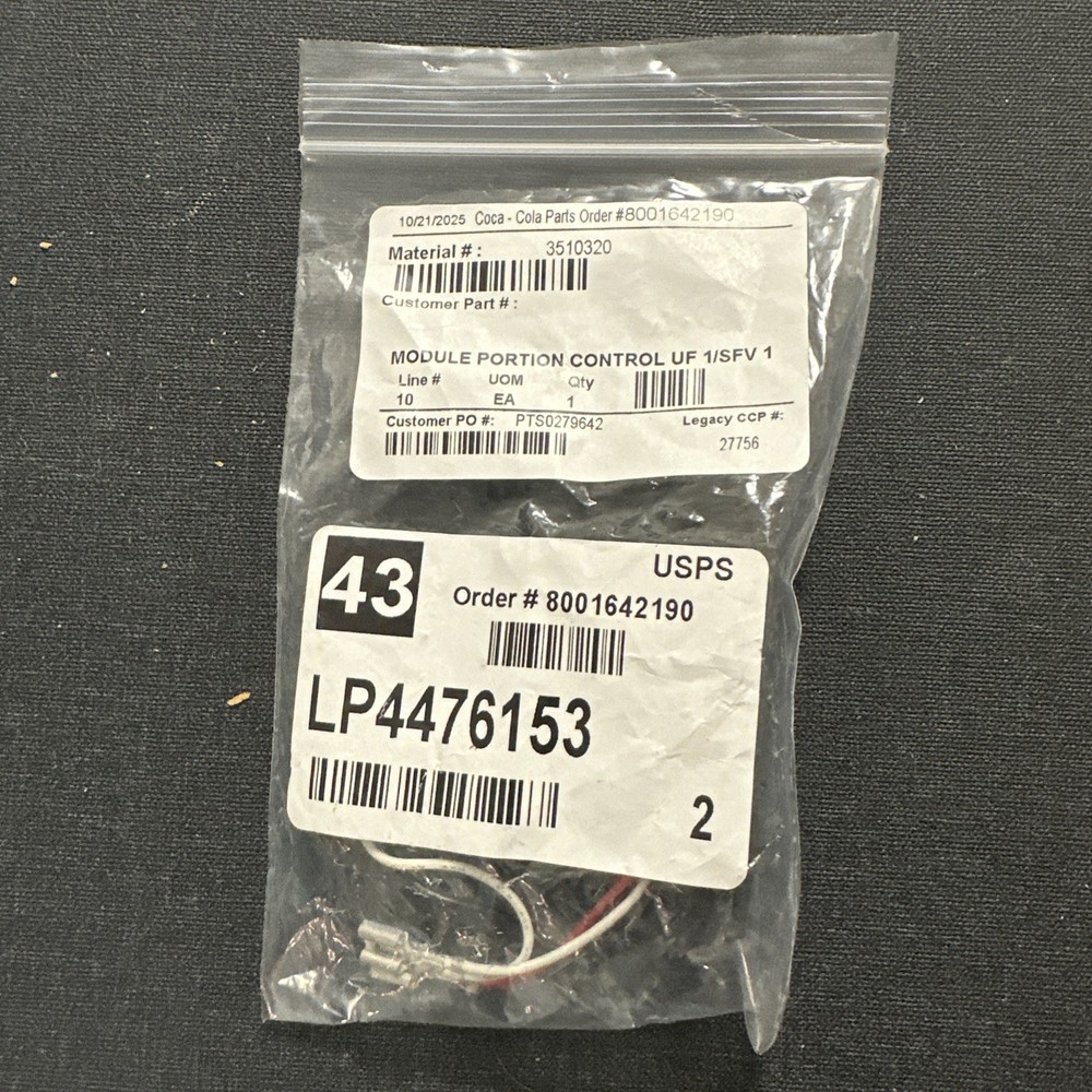 Cornelius Portion Control Capacitive Touch Module, 3518-301 Coca-Cola Parts